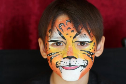 Maquillage professionnel magicien enfants tigre anniversaire kermesse